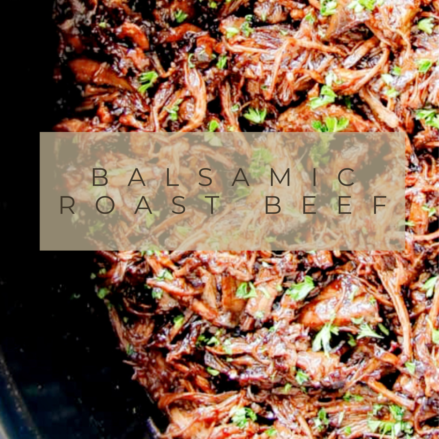 Balsamic Roast Beef